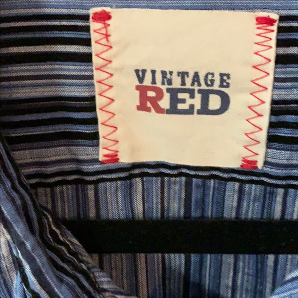 Vertical stripes men’s XL shirt - Picture 3 of 4